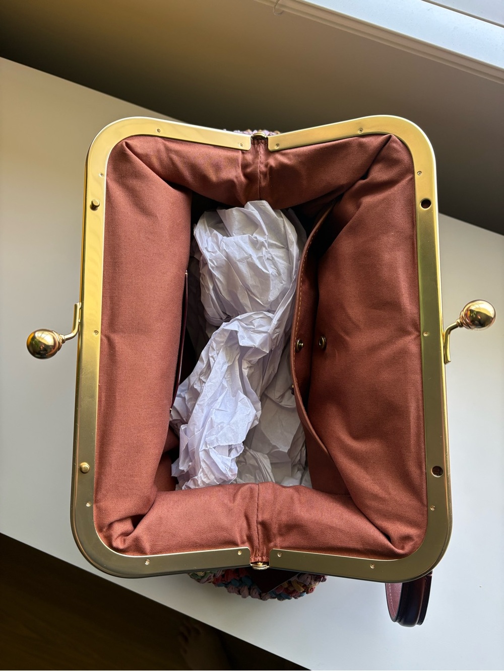 Coach Frame 27 Kisslock Bag - Picture 4 of 7